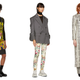 A taste of the product mix at Ssense: Prada dress, Junya Watanabe oversized blazer, and Kwaidan Editions long riding coat.